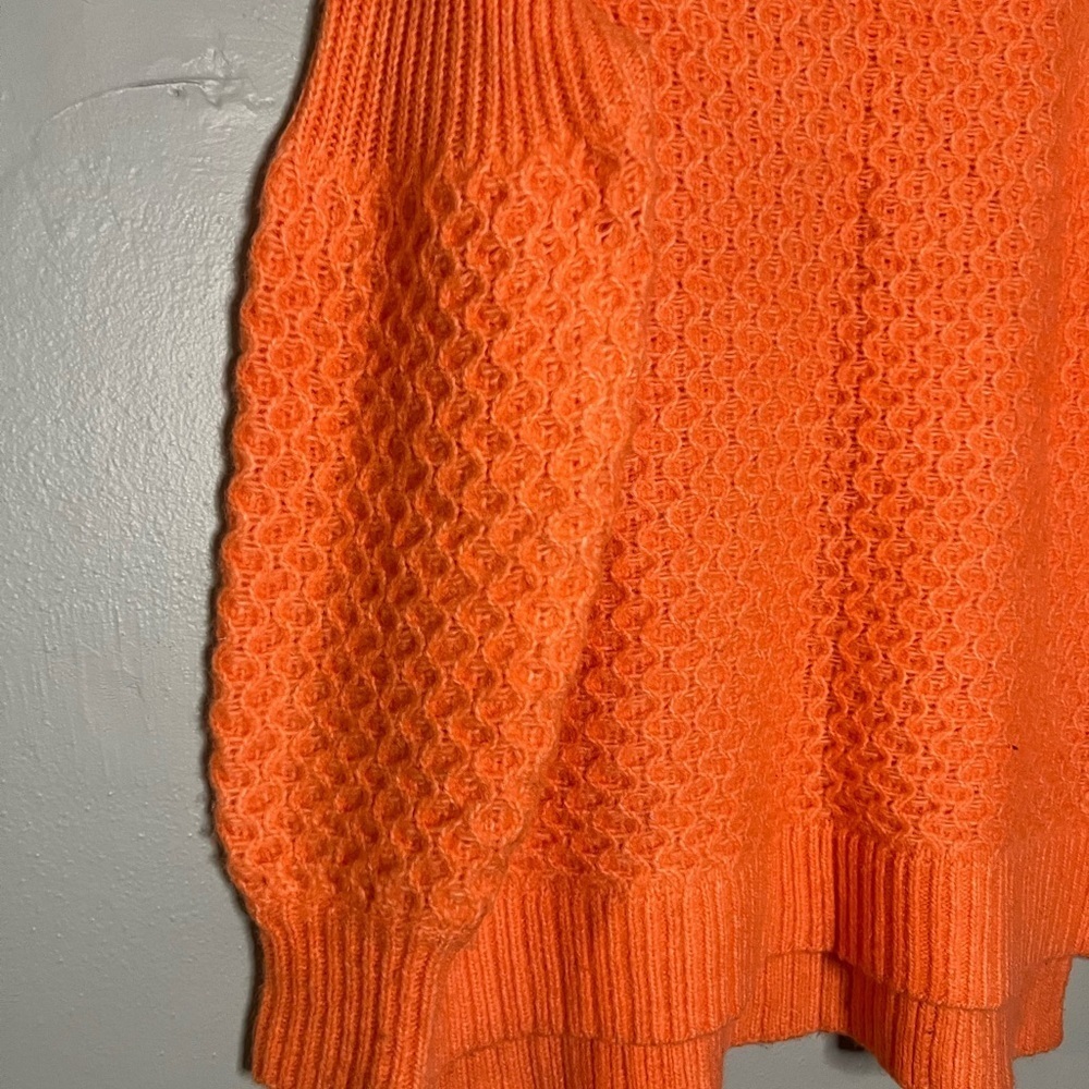 Anthropologie Bia‎ Oversized Mock Neck Knit Sweater acrylic/alpaca - Picture 6 of 7